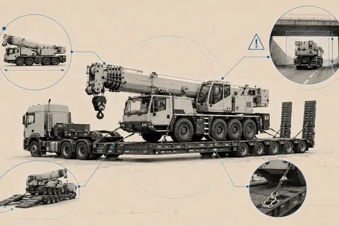 Как перевозить автокран: выбор схемы, погрузка, крепление и проверка маршрута
