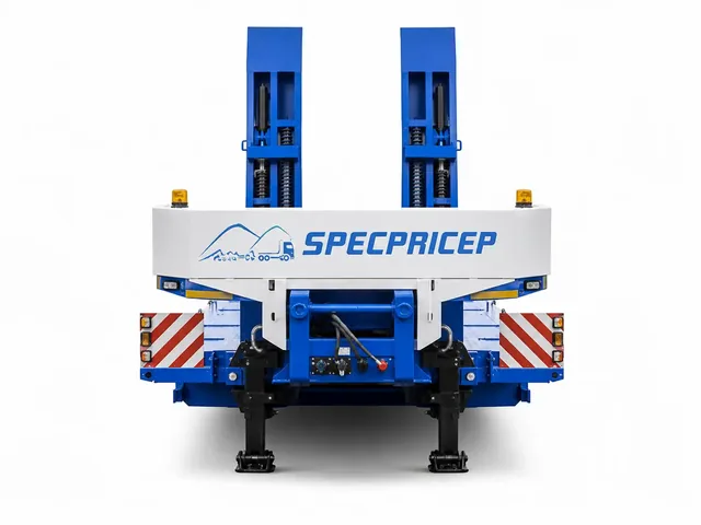 Трал SPECPRICEP 9942L4 в бело-голубой расцветке, вид строго спереди, для карточки ГК «ИТТ»